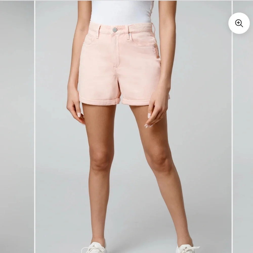 NWT BlankNYC Strawberry Sherbet Perry Mom Jean Shorts 27